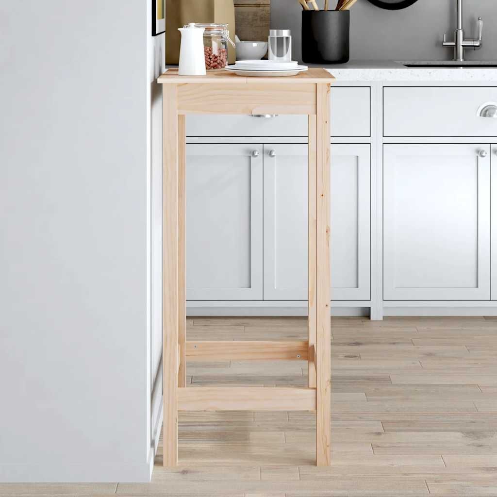 vidaXL Bartafel Grenenhout 50x50x110cm - 35% Korting!