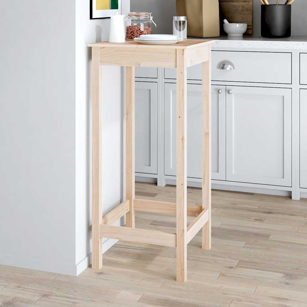vidaXL Bartafel Grenenhout 50x50x110cm - 35% Korting!