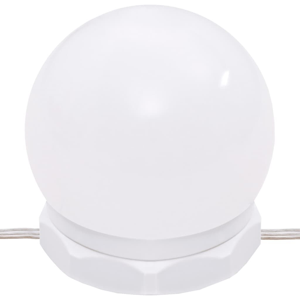 Kaptafel met LED - Hoogglans Wit - 35% Korting!
