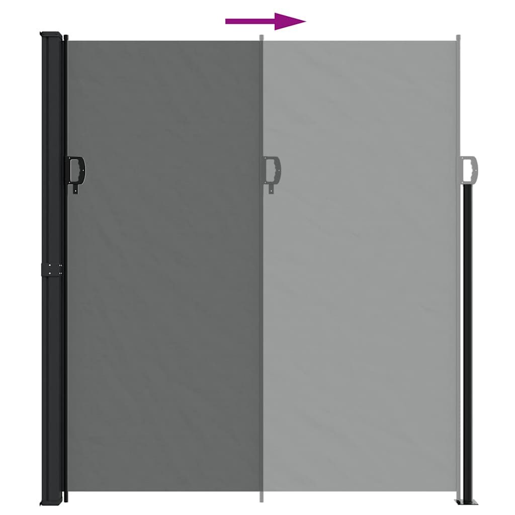 VidaXL Uittrekbaar Windscherm 220x500 Antraciet -45% Korting!