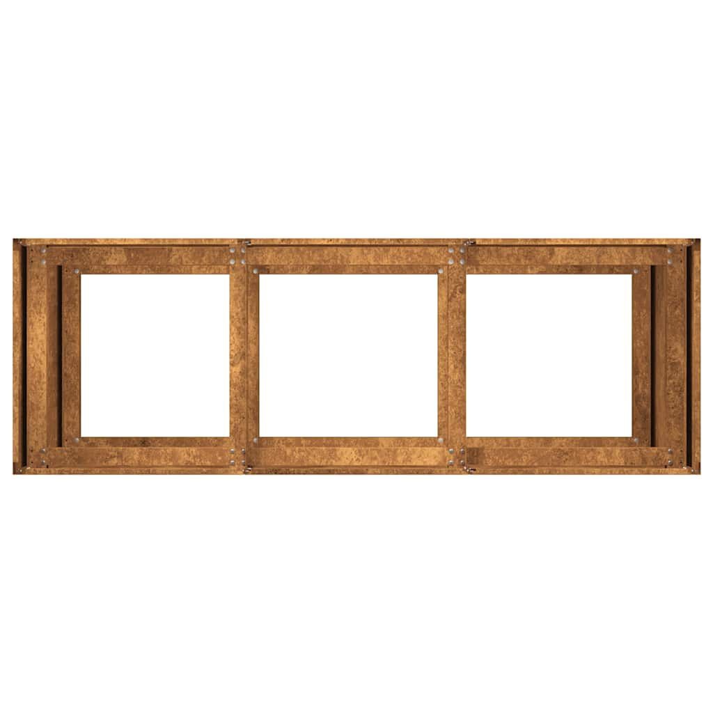 VidaXL Plantenbak Roest Look 120cm - 35% Korting! Wees er snel bij!