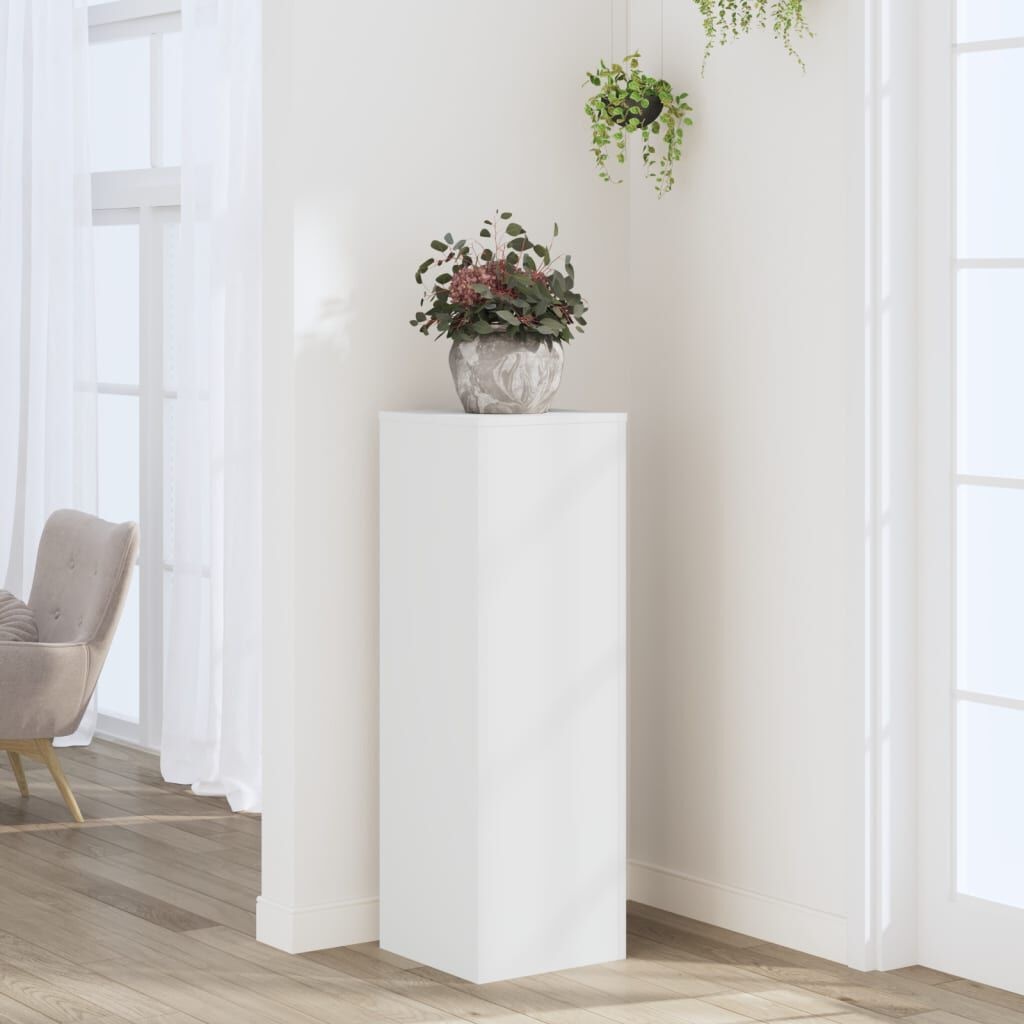 vidaXL Plantenstandaard Wit 33x100cm - 50% Korting!