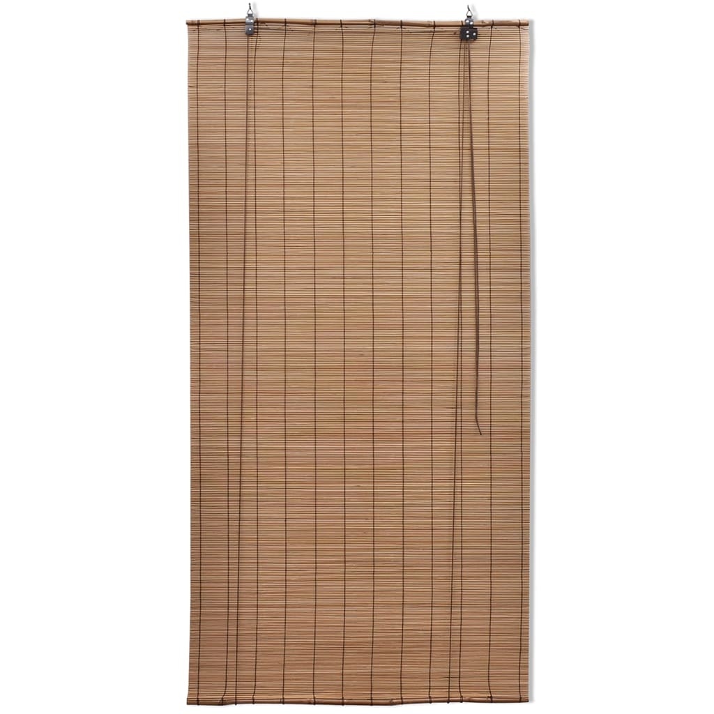 vidaXL Rolgordijn Bamboe Bruin 140x160 cm - 35% Korting!