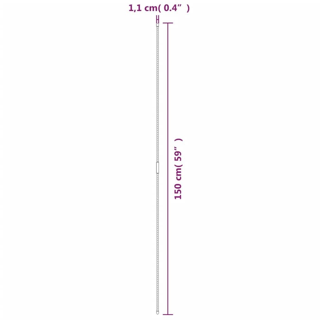 vidaXL Plantenstaken 30x150cm Groen -35% Korting!