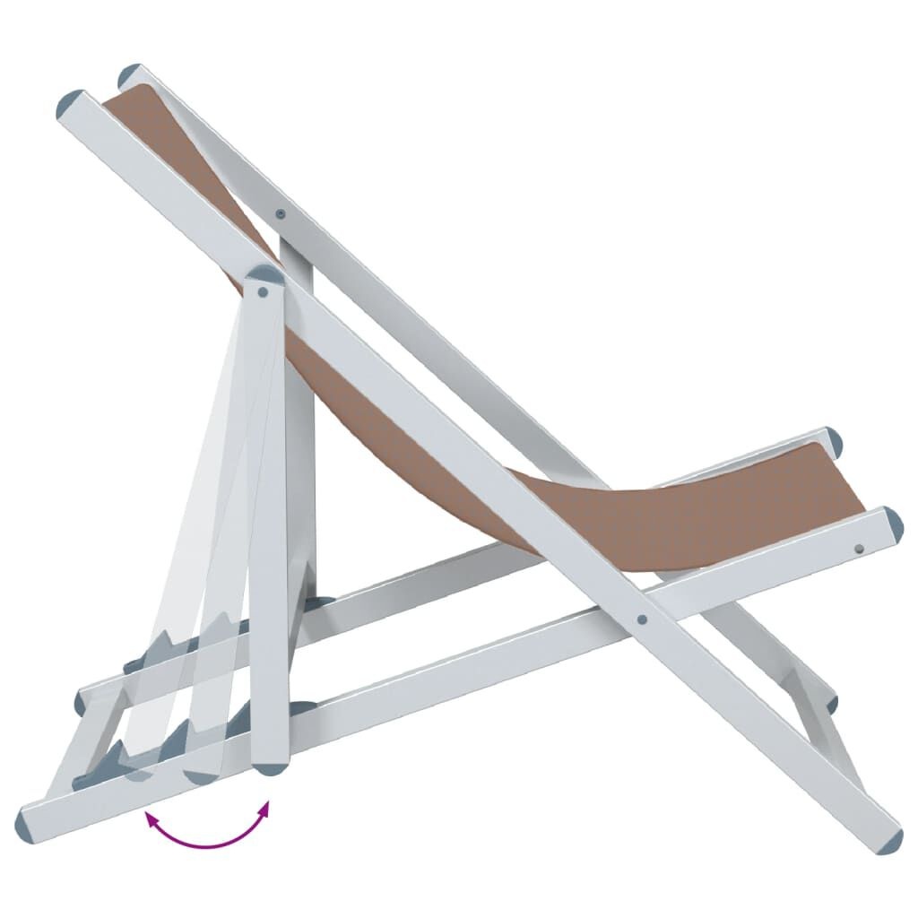 Strandstoelen (2x) Bruin - 35% Korting! Zo Goed Als Nieuw!