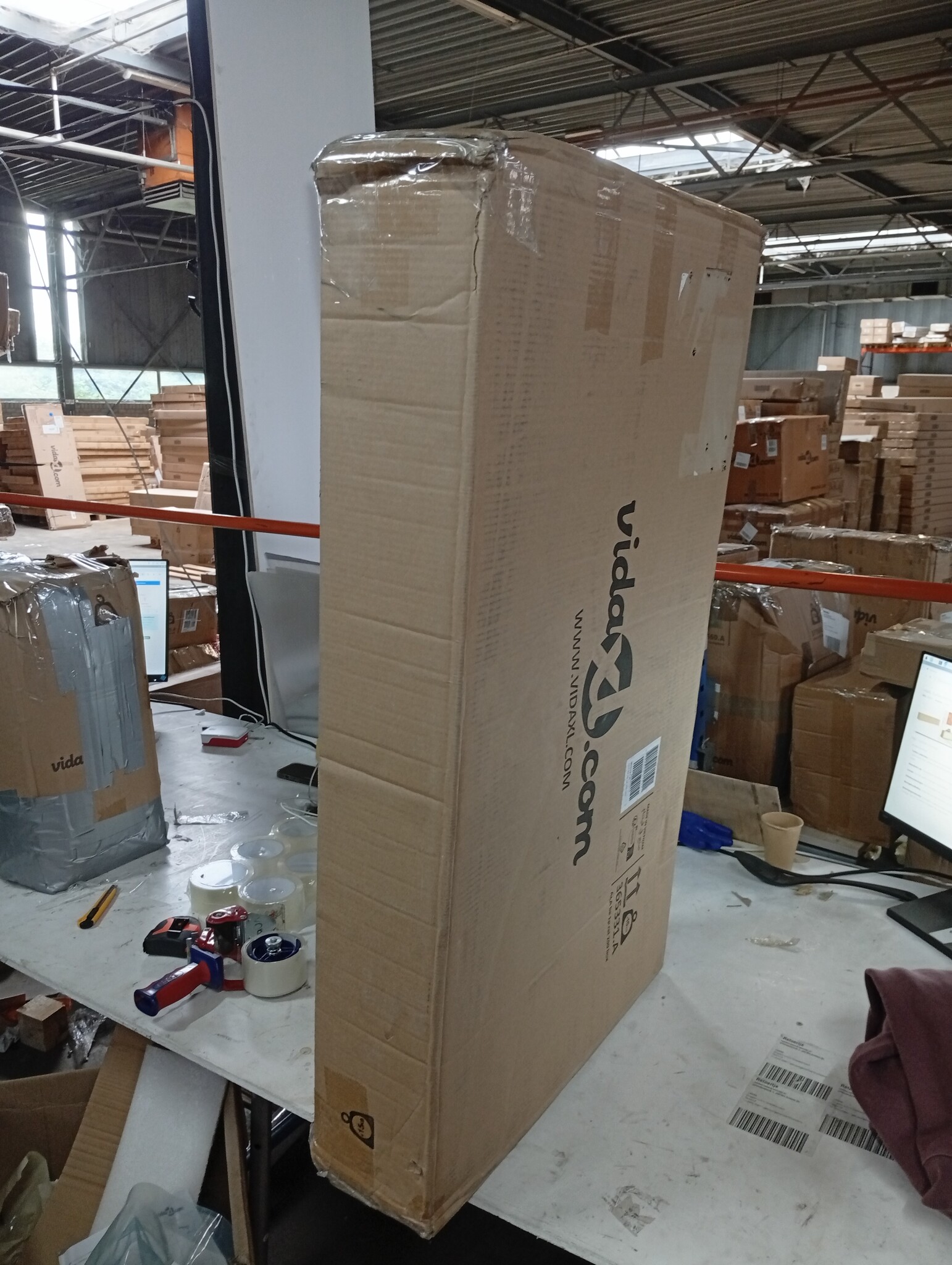 VidaXL Tuinbox 469L Beige - 50% Korting! (Lichte Schade)