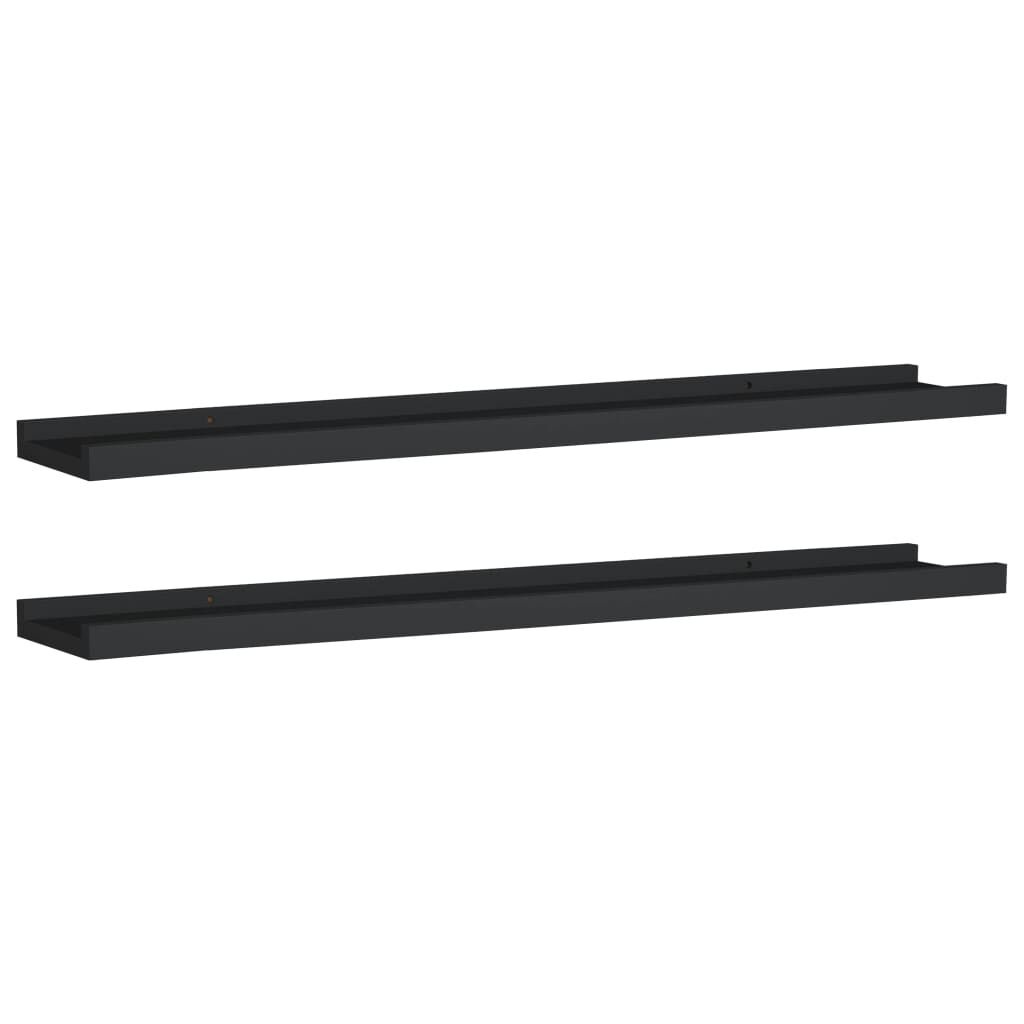 vidaXL Fotoplanken Zwart (80cm) - 60% Korting! Zonder Montagemateriaal