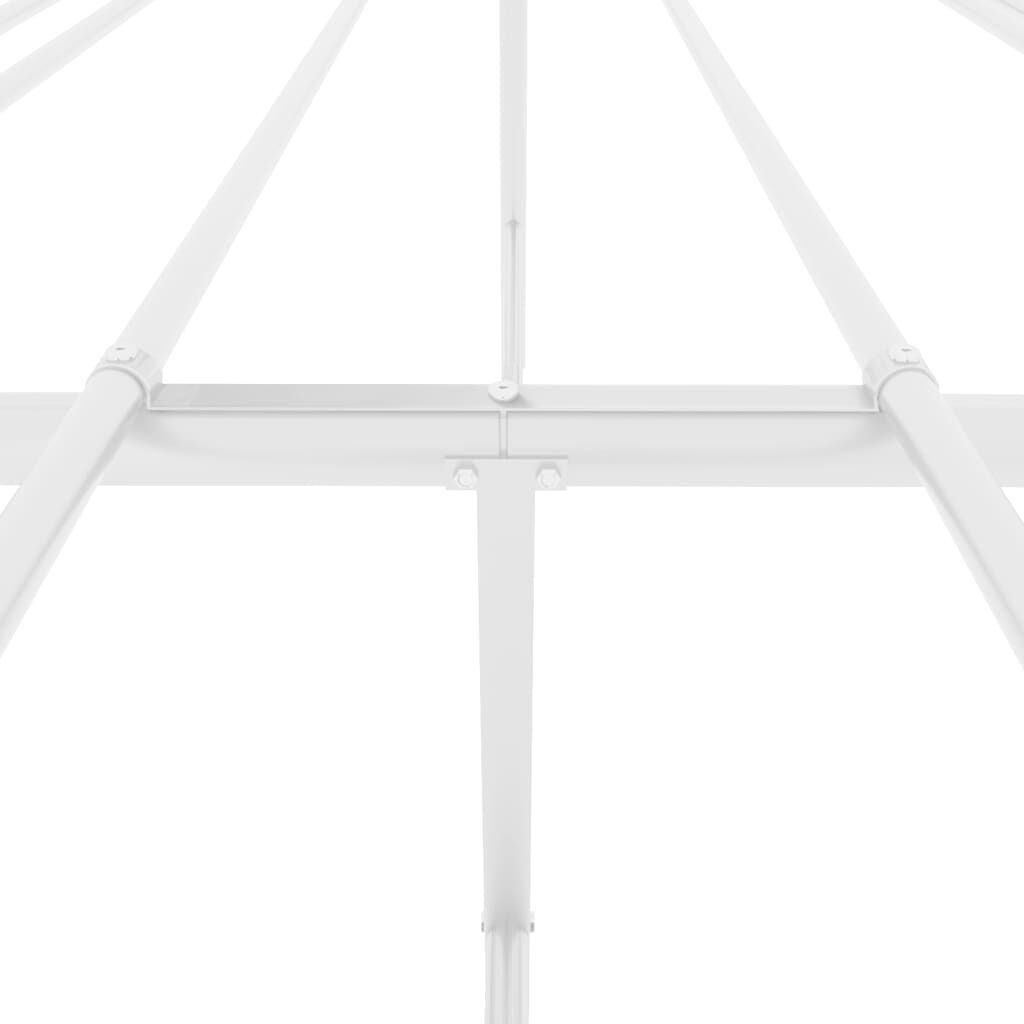 vidaXL Bedframe Metaal Wit 140x190 cm - 35% Korting!