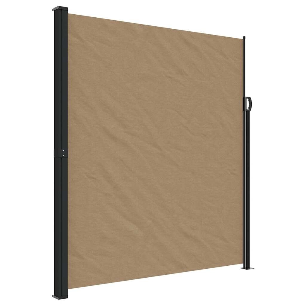 vidaXL Uittrekbaar Windscherm 220x300cm Taupe - 35% Korting!