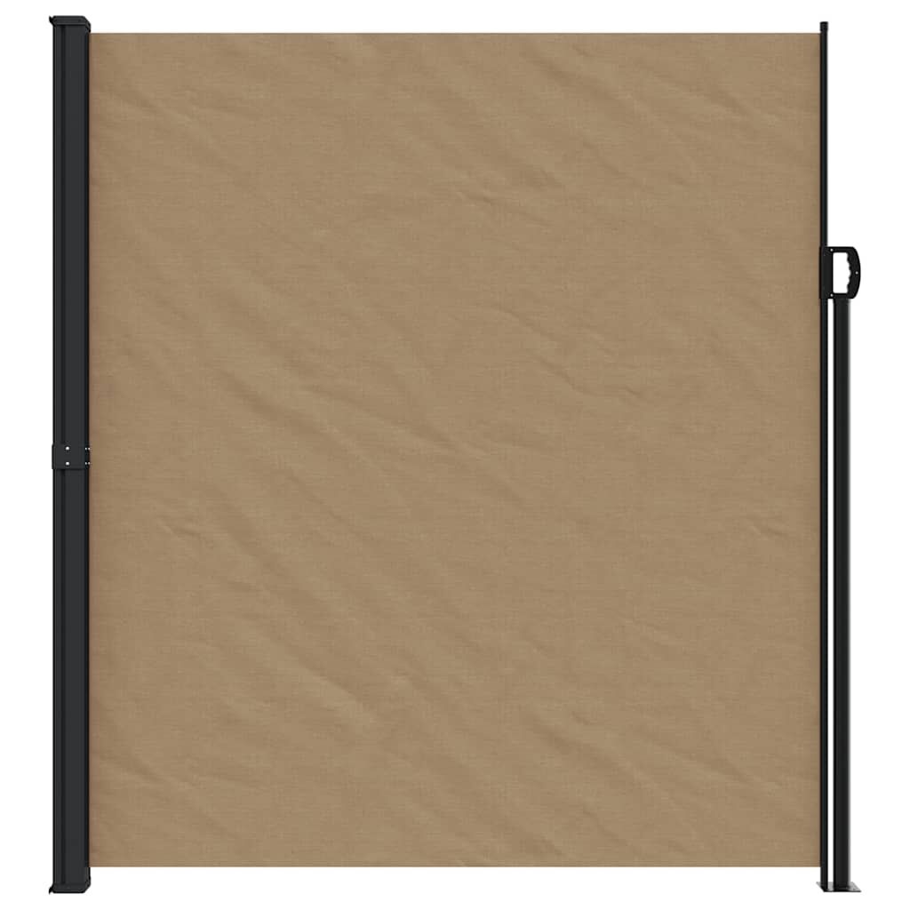 vidaXL Uittrekbaar Windscherm 220x300cm Taupe - 35% Korting!