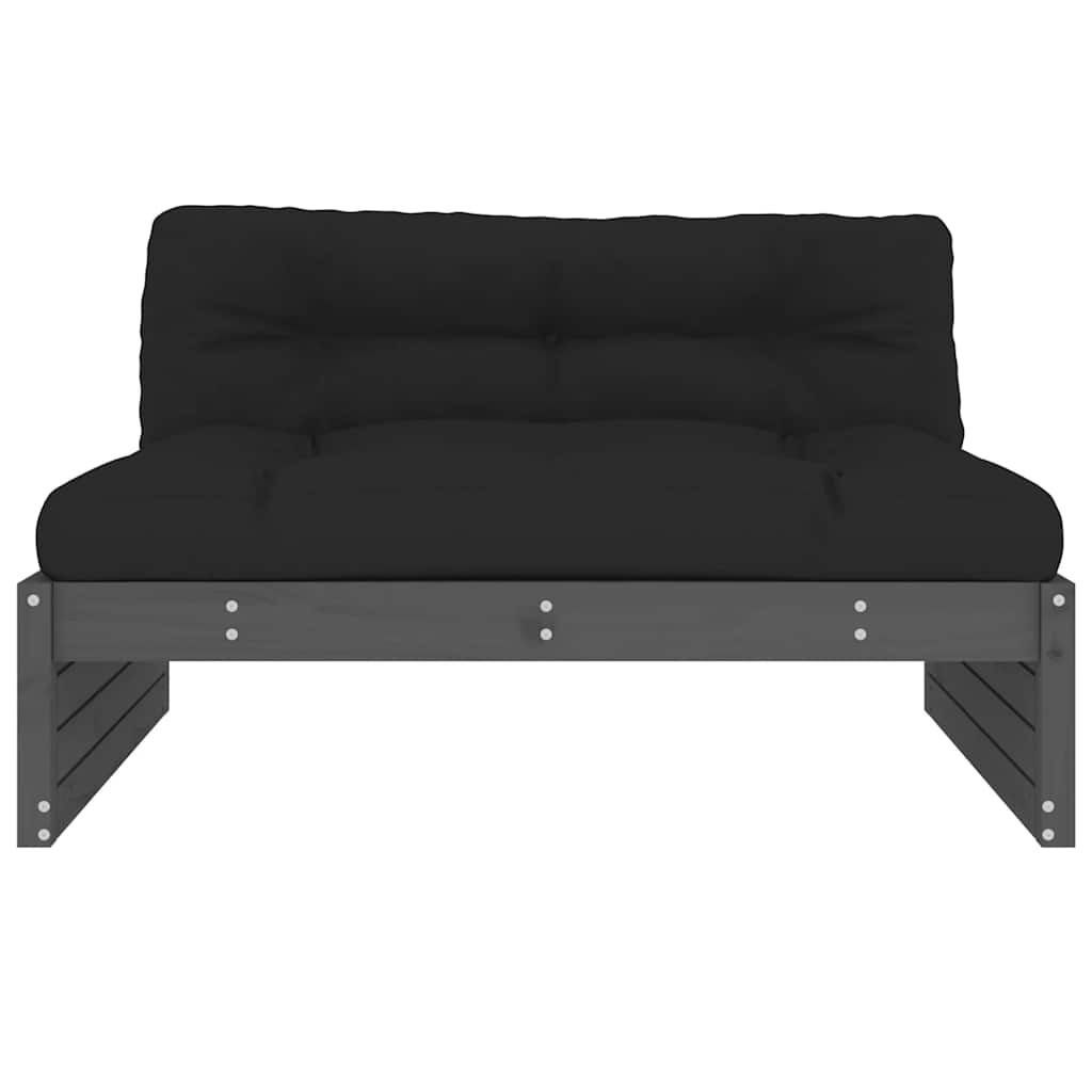 Grenen Middenbank Grijs 120cm - 50% Korting!