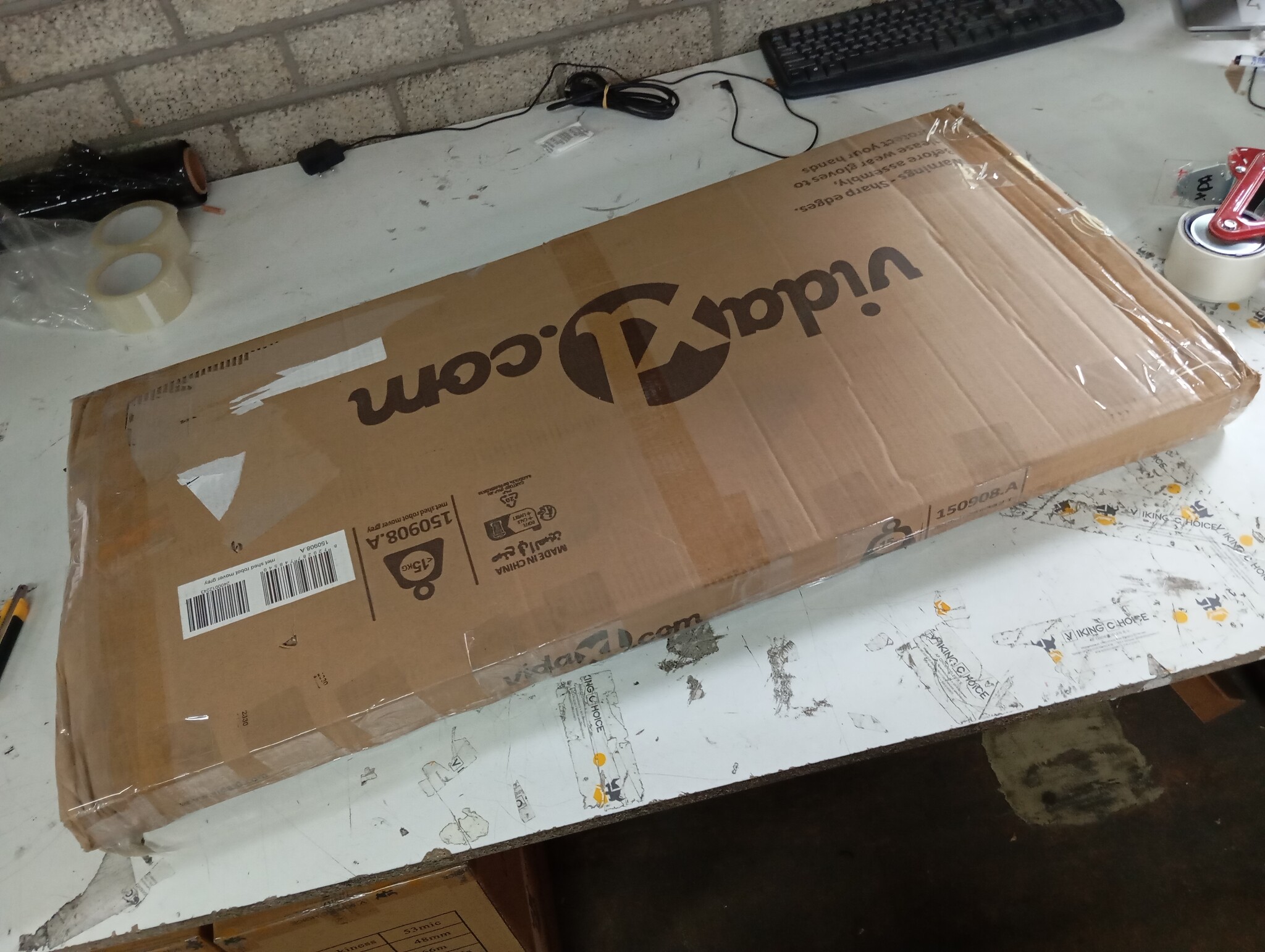Robotmaaier Overkapping Grijs - 50% Korting! (Lichte Schade)