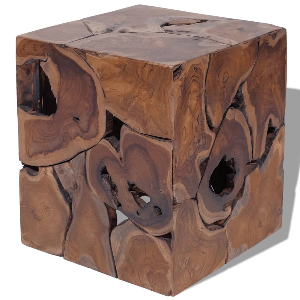 VidaXL Teakhouten Krukken/Salontafel (2 st.) - 35% Korting!