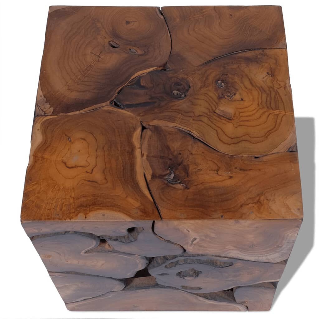 VidaXL Teakhouten Krukken/Salontafel (2 st.) - 35% Korting!
