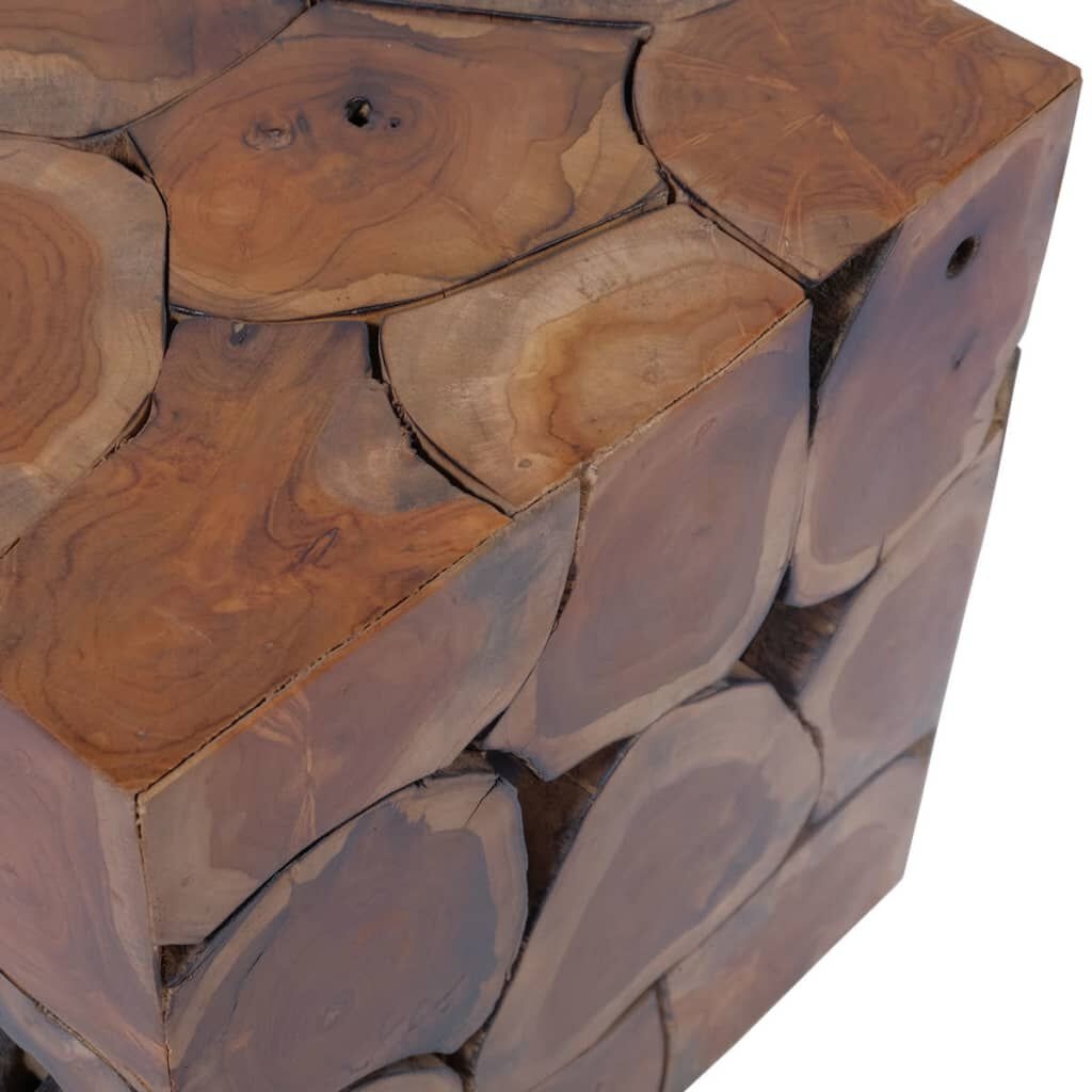 VidaXL Teakhouten Krukken/Salontafel (2 st.) - 35% Korting!