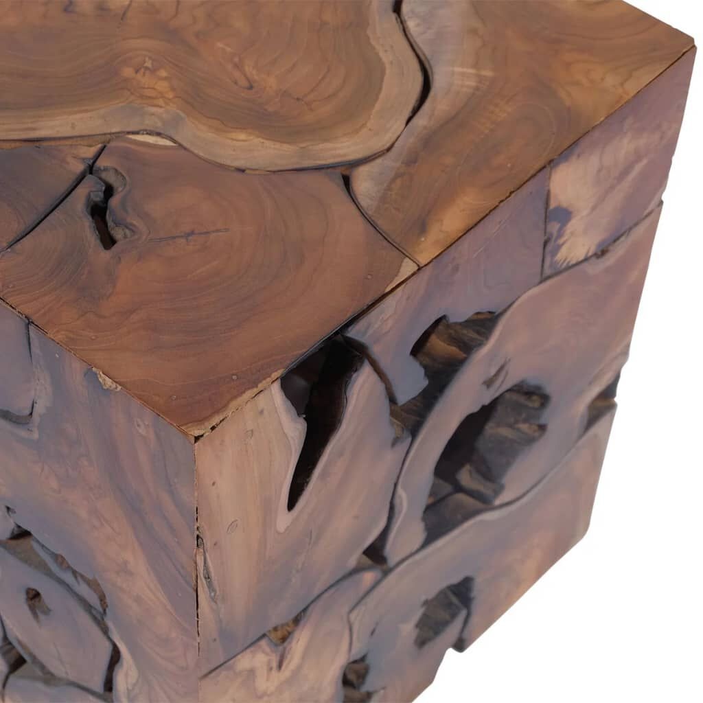 VidaXL Teakhouten Krukken/Salontafel (2 st.) - 35% Korting!