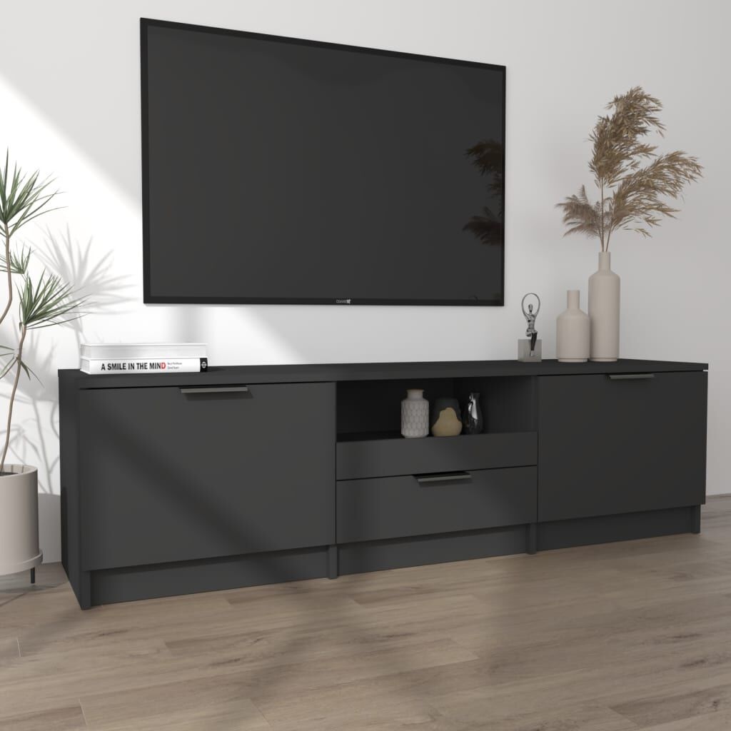 VidaXL Tv-meubel Zwart 140cm - 35% Korting! (Nieuwstaat)