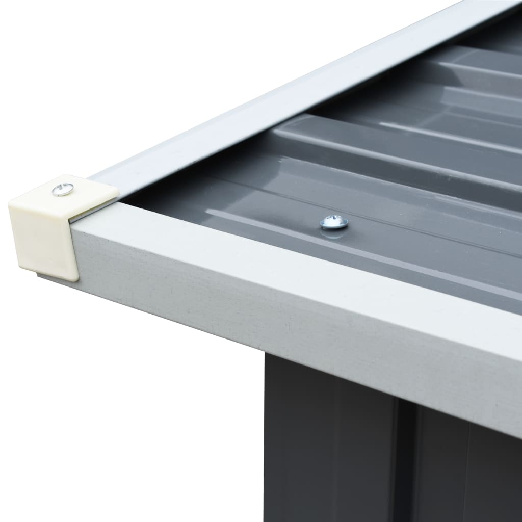 VidaXL Haardhoutschuur Grijs - 35% Korting! (172x91x154cm)