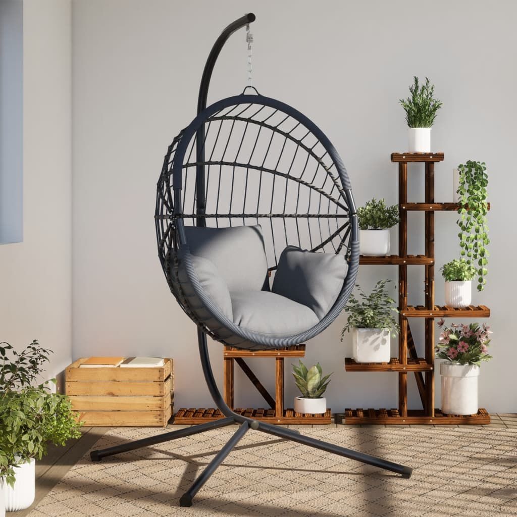 Hangstoel Standaard Antraciet - vidaXL - 55% Korting!