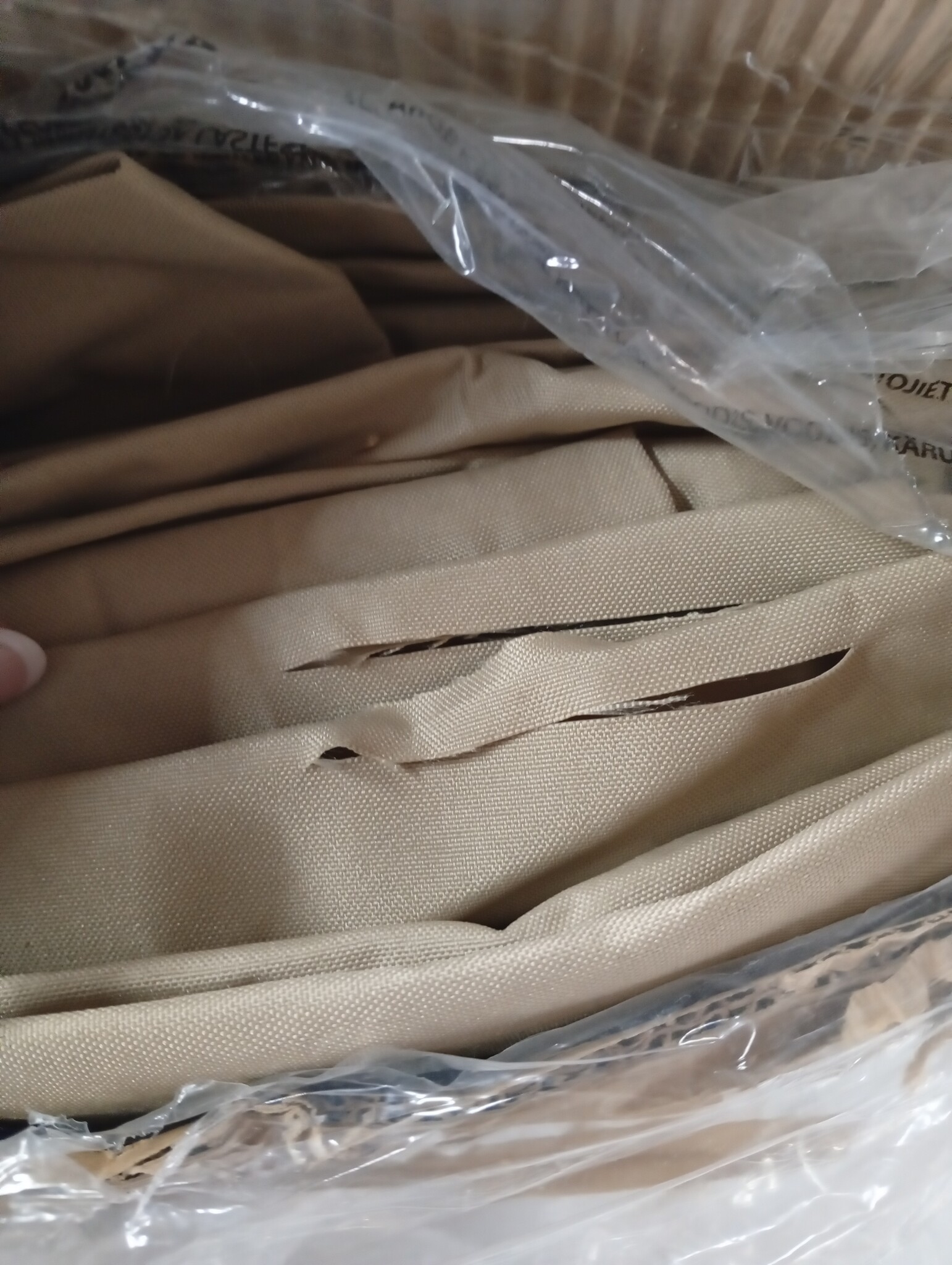 Prieel Tentdoek 3x3m Beige - Licht Beschadigd - 50% Korting!
