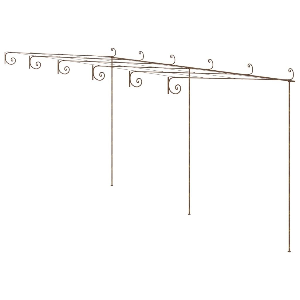 VidaXL Tuinpergola 6x3m Antiekbruin - 35% Korting!