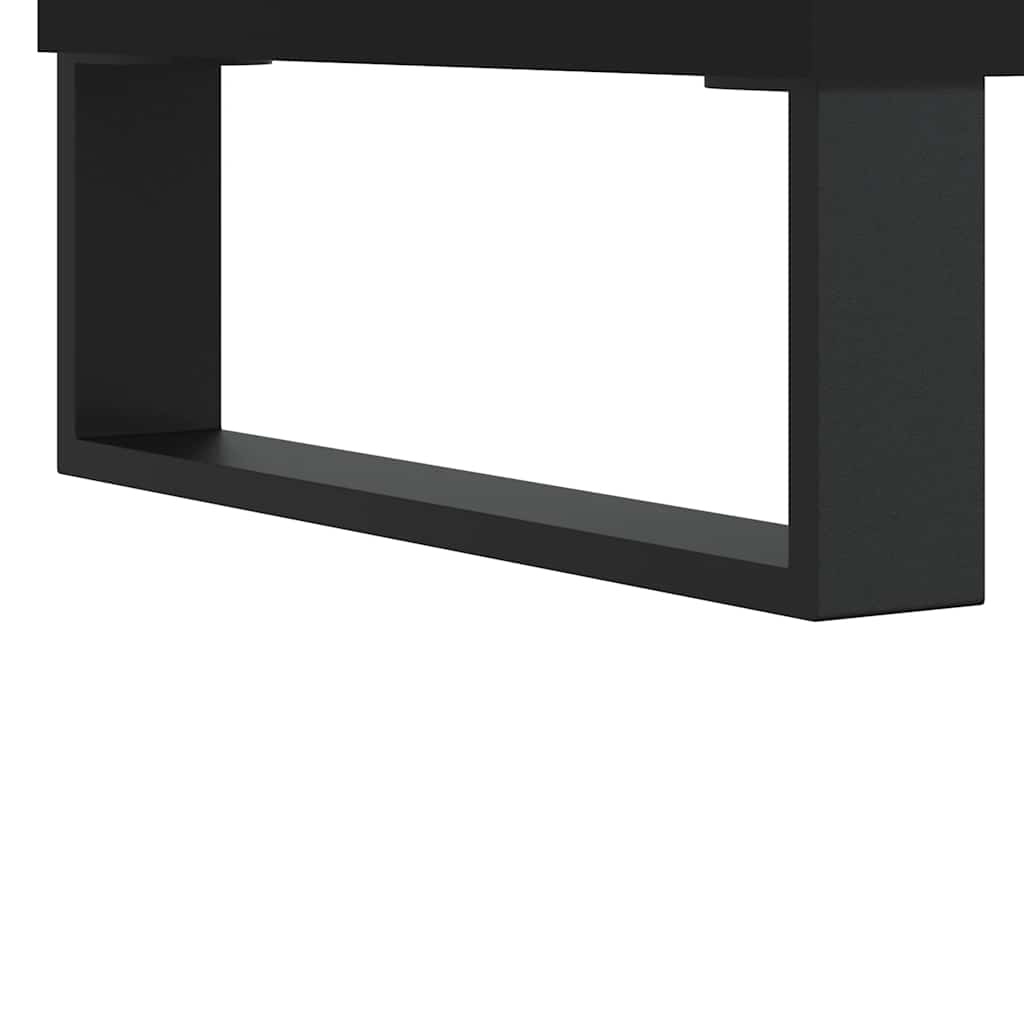 vidaXL Badkamerkast Zwart 80cm - 35% Korting! Zo Goed Als Nieuw