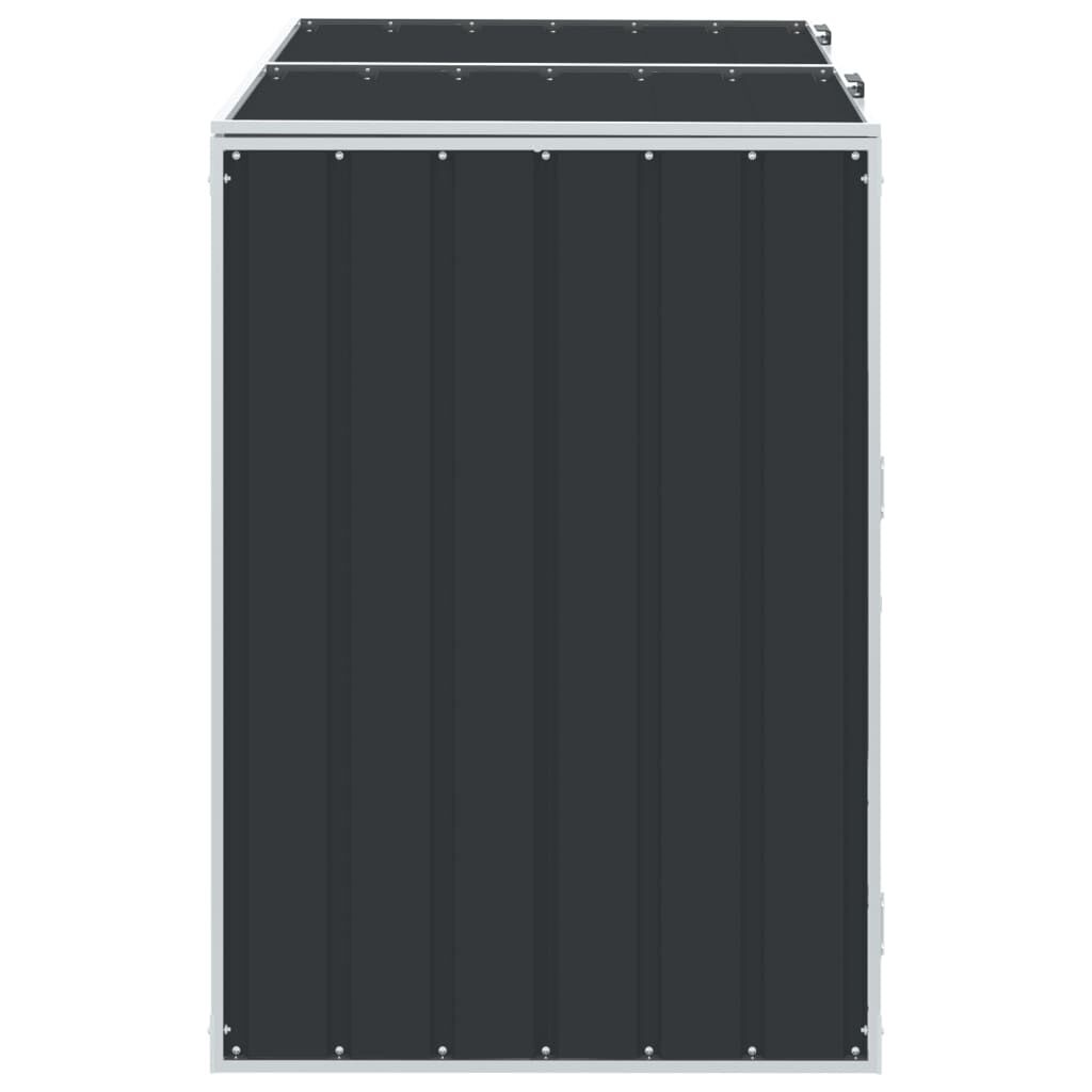 vidaXL Containerberging 2x240L Antraciet -55% Korting!