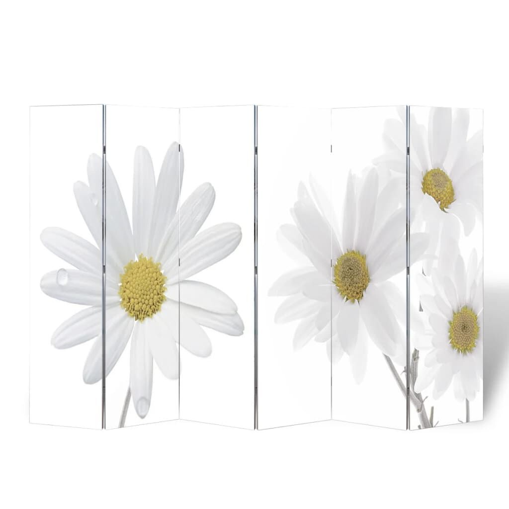 Kamerscherm Bloem 217x170cm - 50% Korting! (Scheurtje)