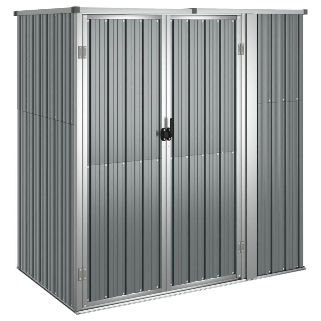 Tuinschuur 161x89x161 cm Grijs - DEUK - 50% Korting!