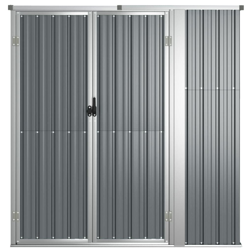 Tuinschuur 161x89x161 cm Grijs - DEUK - 50% Korting!