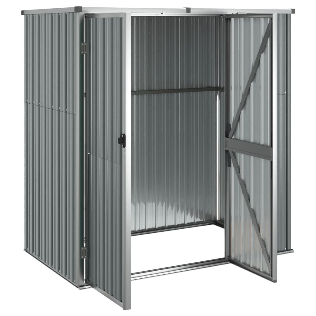 Tuinschuur 161x89x161 cm Grijs - DEUK - 50% Korting!