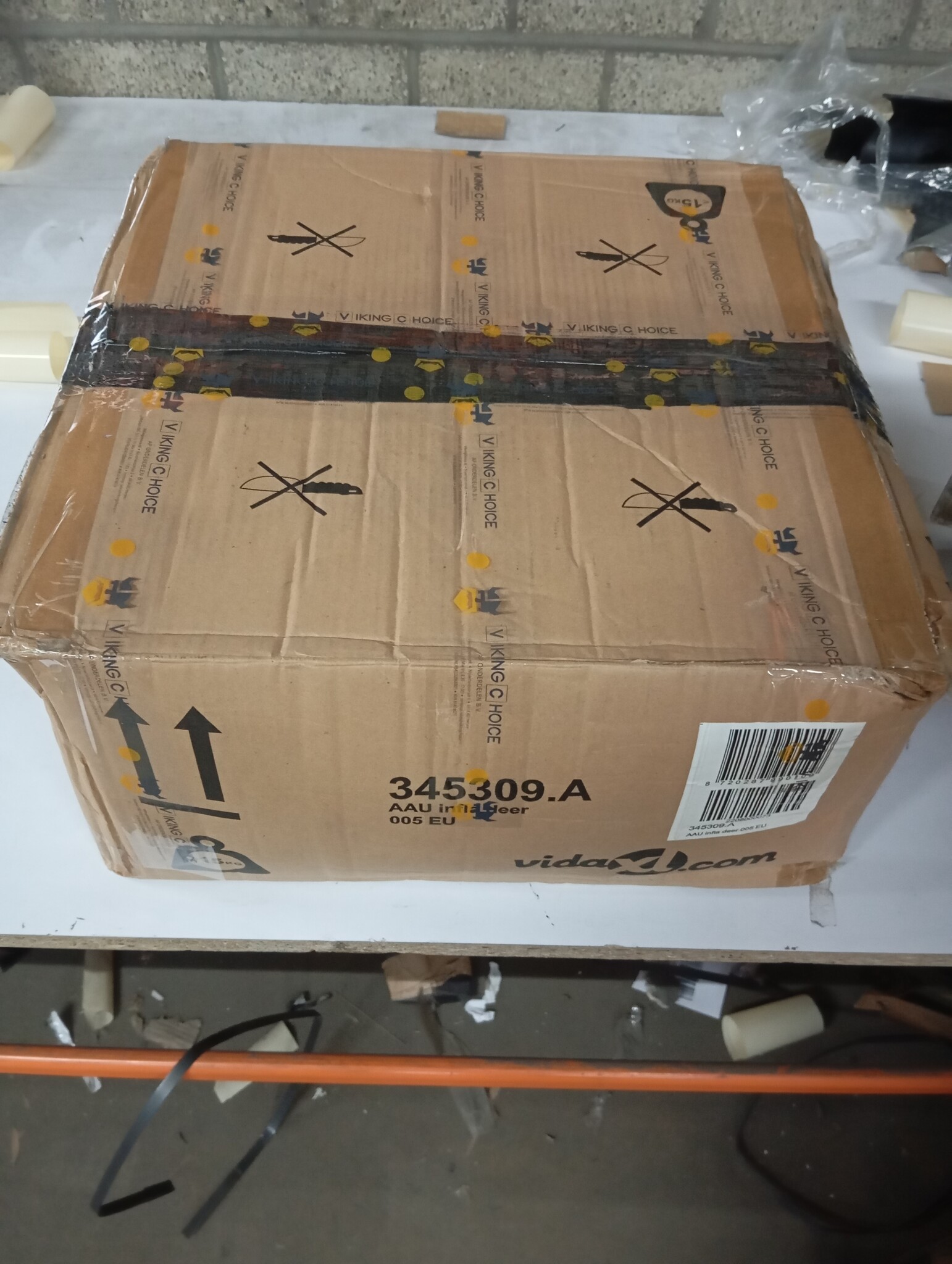 vidaXL Opblaas Rendier 500cm met LED - NU 79% Korting!