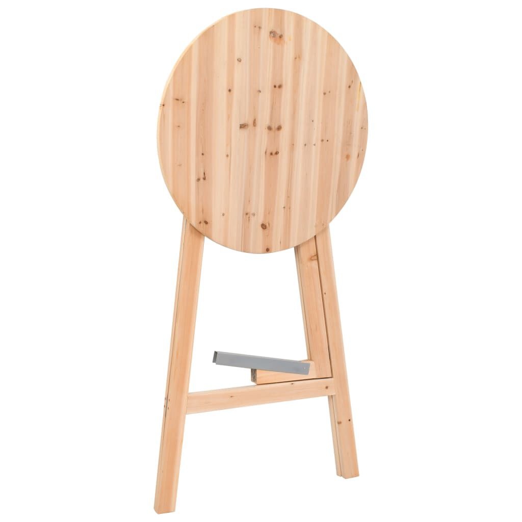 VidaXL Inklapbare Bartafel Vurenhout Ø78cm - 42% Korting!
