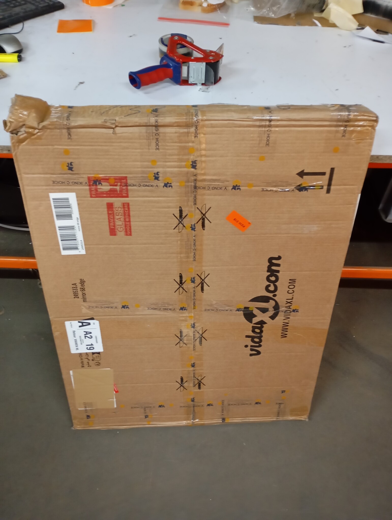 vidaXL Wandspiegel 80x60 cm - Nieuwstaat! 45% Korting