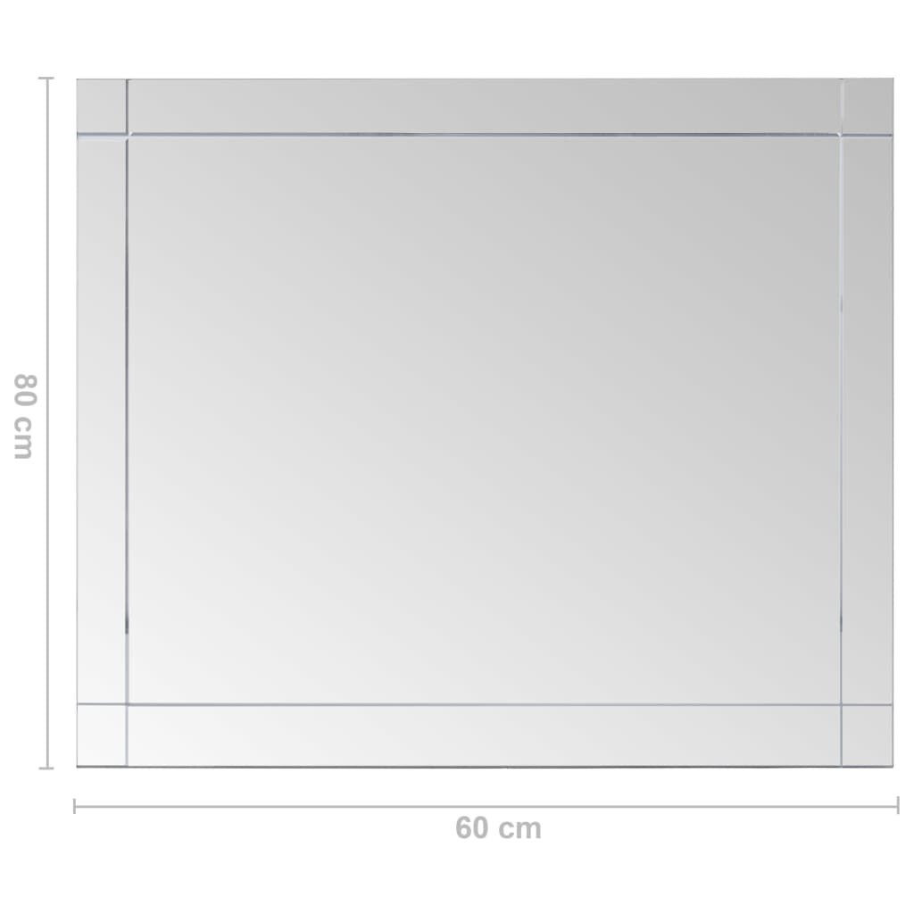 vidaXL Wandspiegel 80x60 cm - Nieuwstaat! 45% Korting