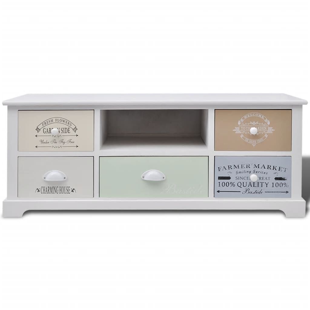VidaXL TV Meubel Franse Stijl Hout -50%! Beschadigd