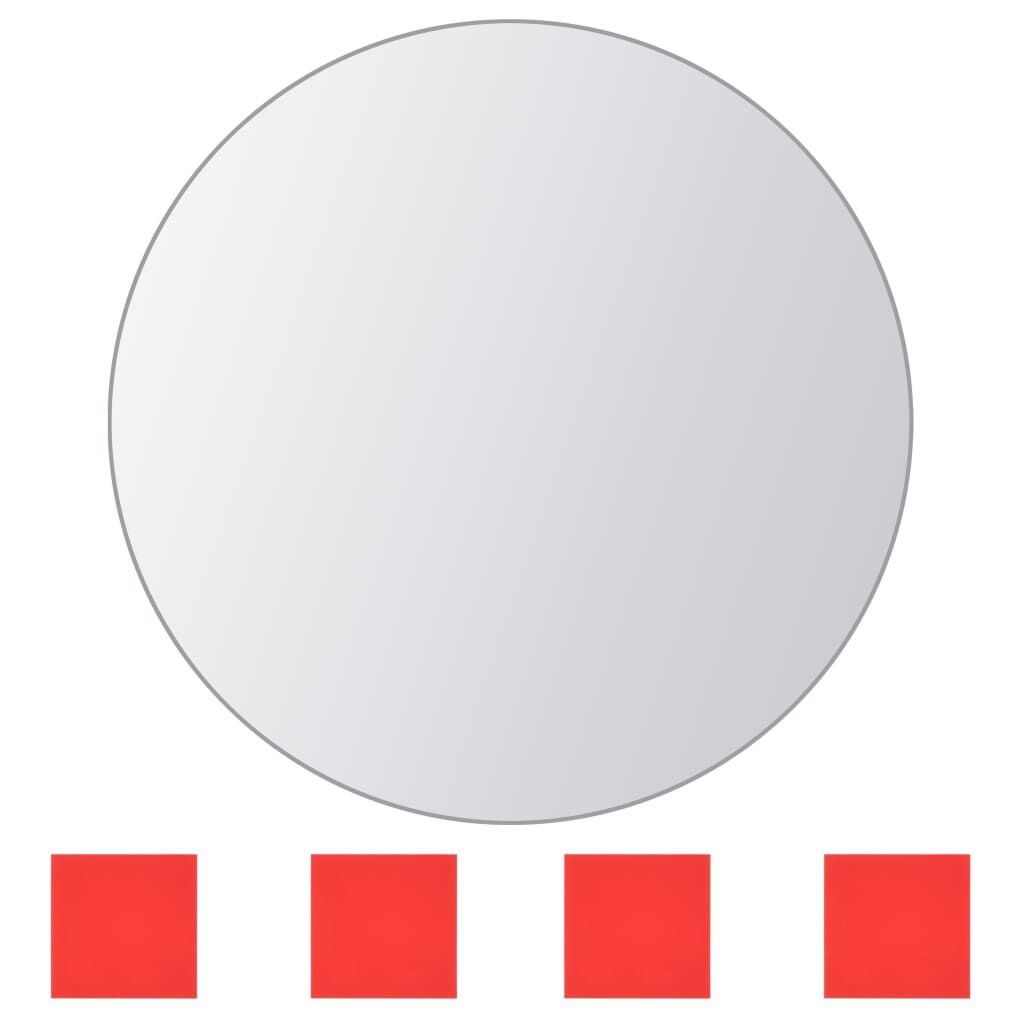 vidaXL Spiegeltegels Rond (8 st) - 35% Korting! Zo Goed Als Nieuw!