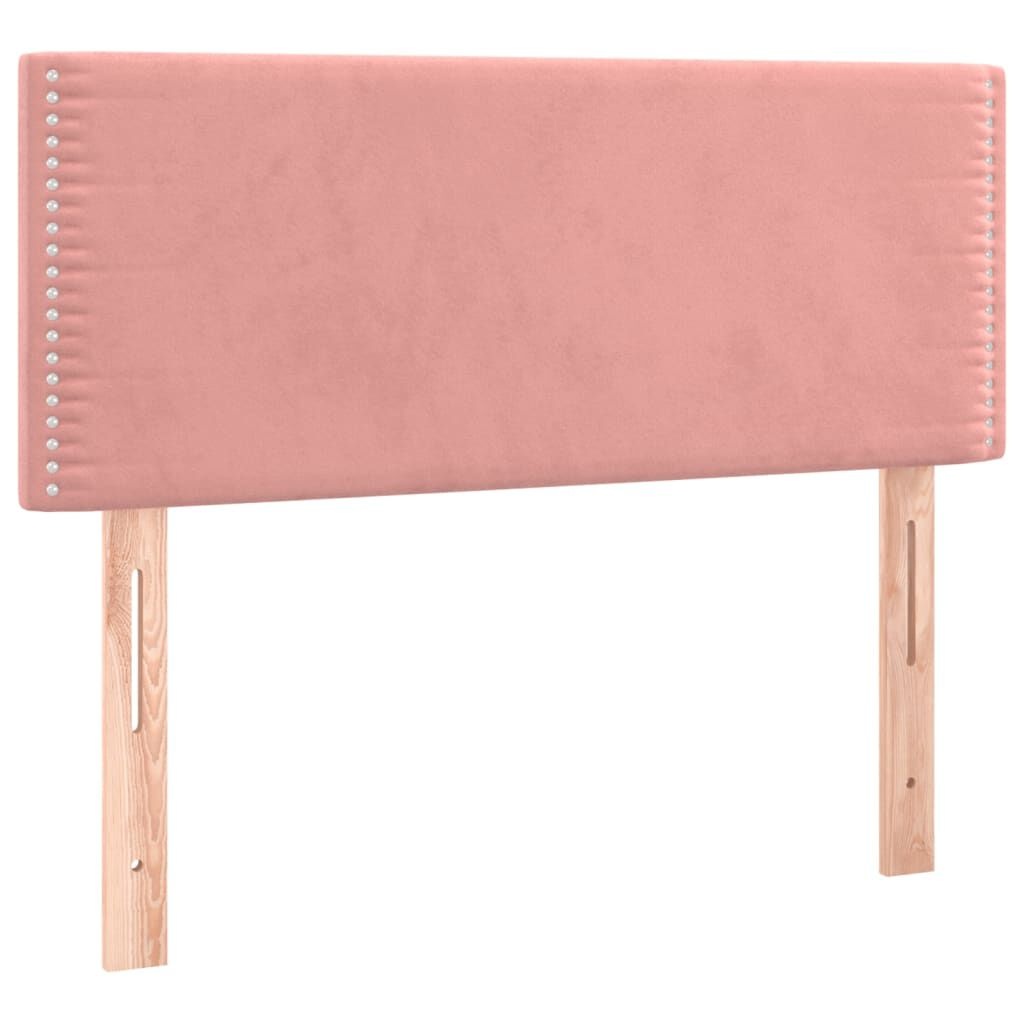 vidaXL Hoofdbord Fluweel Roze 100cm - 55% Korting!