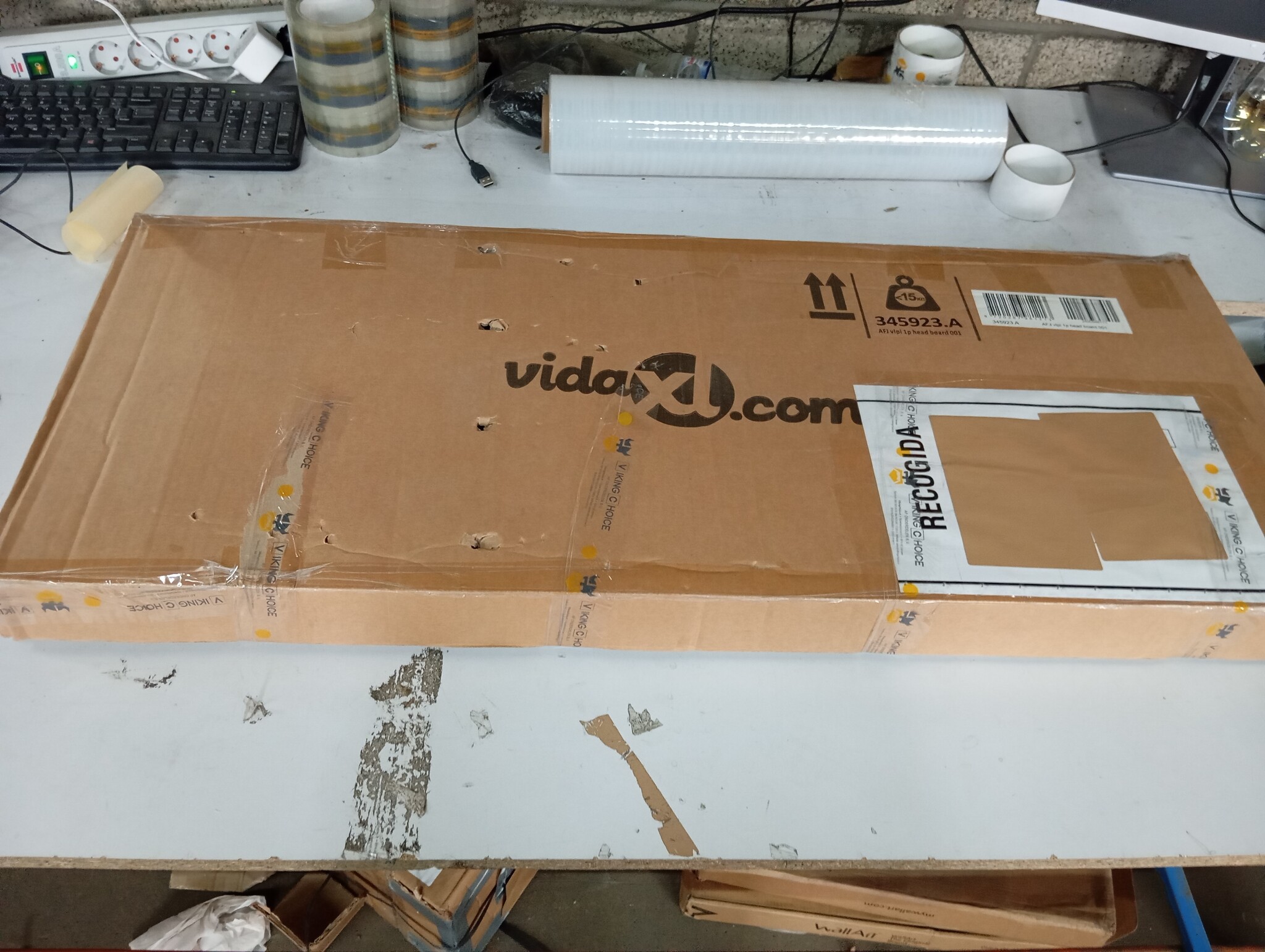 vidaXL Hoofdbord Fluweel Roze 100cm - 55% Korting!