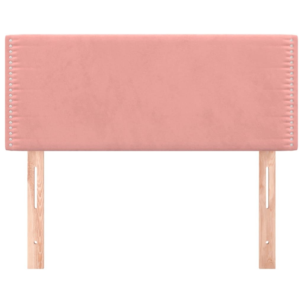 vidaXL Hoofdbord Fluweel Roze 100cm - 55% Korting!