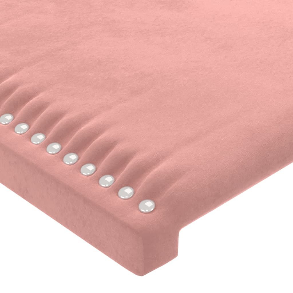 vidaXL Hoofdbord Fluweel Roze 100cm - 55% Korting!