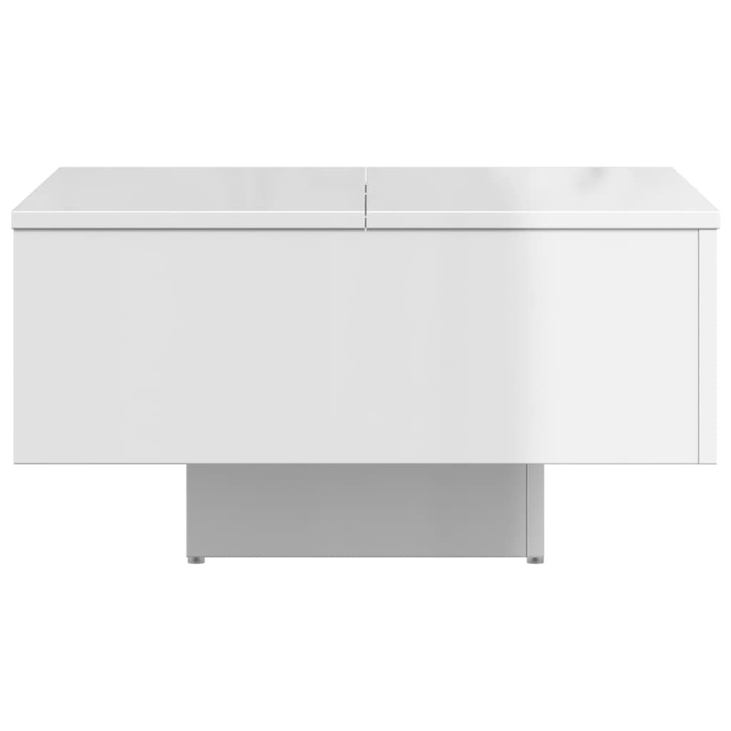 Salontafel Hoogglans Wit 60x60cm - 50% Korting!