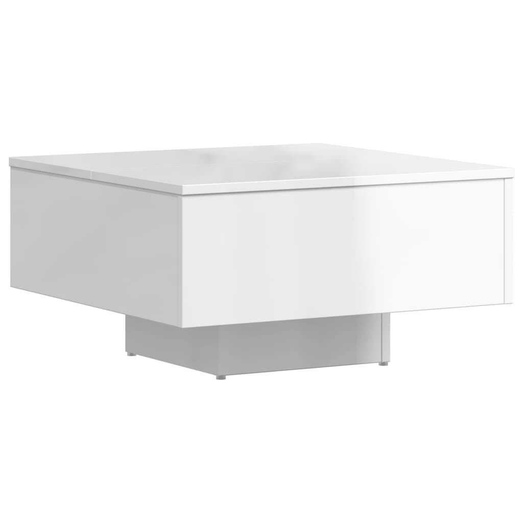 Salontafel Hoogglans Wit 60x60cm - 50% Korting!