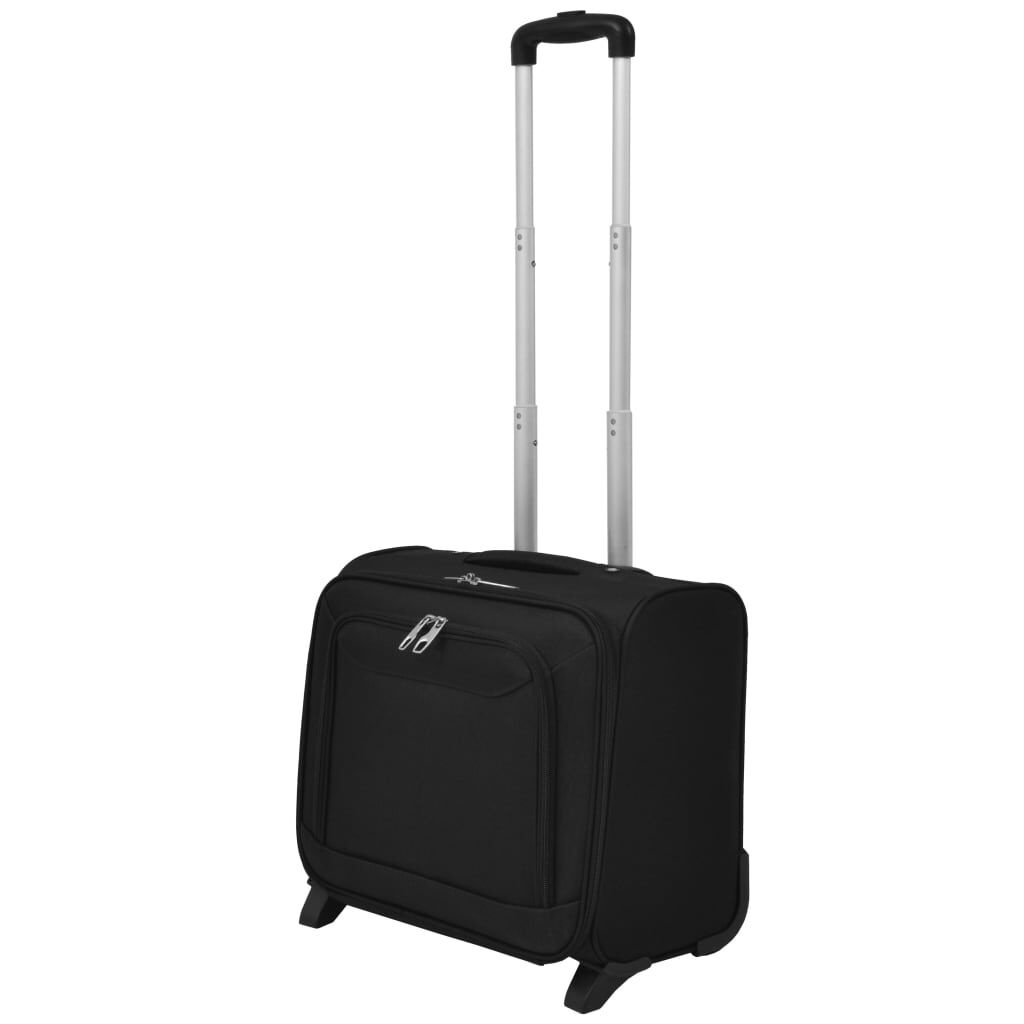 vidaXL Pilotentrolley Zwart - Zo Goed Als Nieuw! 45% Korting
