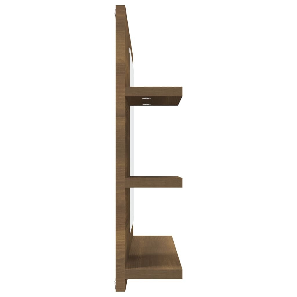 vidaXL Badkamerspiegel Bruin Eiken 60cm - 35% Korting!