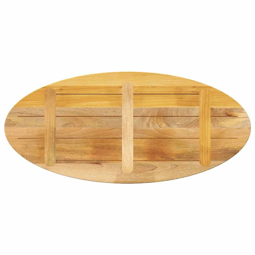 VidaXL Ovaal Tafelblad Mango 110x40cm - 45% Korting!