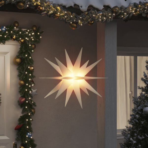 vidaXL Kerstlamp LED Inklapbaar 100cm Wit - 35% Korting!
