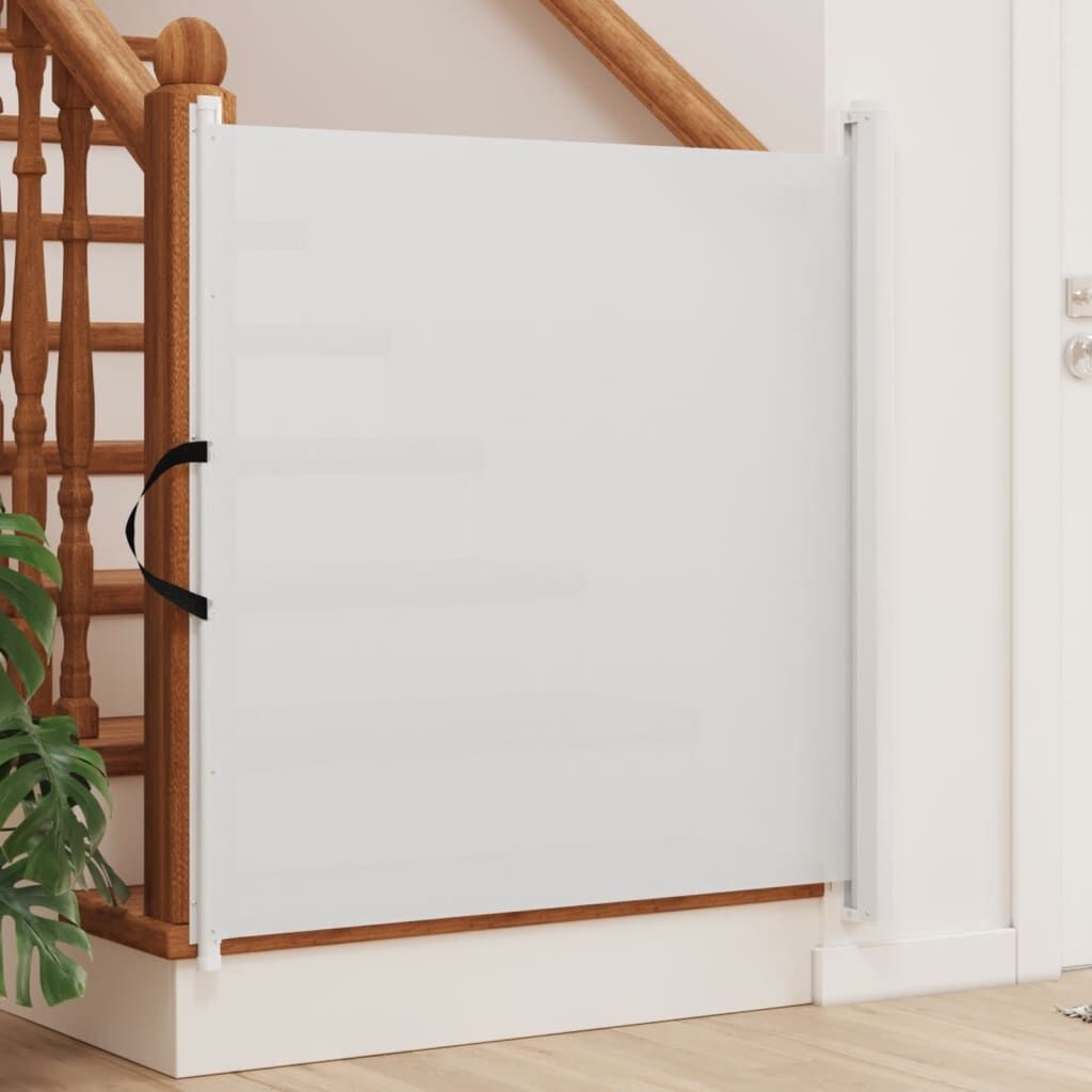 vidaXL Huisdierenhek Uittrekbaar 102,5x125cm Wit - 35% Korting!