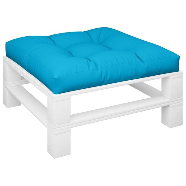 Blauw Palletkussen 80x80 - Scheurtje, 50% Korting!