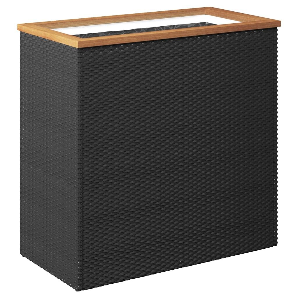 vidaXL Plantenbak Zwart 80x40x80cm - 35% Korting!